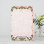 Delikatrosa Rosen Weinberge Orthodoxe Christlich Briefpapier (Stehend Vorderseite)