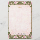 Delikatrosa Rosen Weinberge Orthodoxe Christlich Briefpapier (Vorderseite)