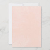 Delikatrosa Rustikale Wildblumen Brautparty Einladung (Rückseite)