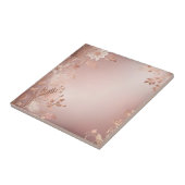 Delikatrosa und Rose Gold Floral Fliese (Seite)