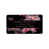 Delikatrosa Wasserfarben Adressaufkleber (Vorne)