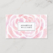 Delikatrosa Wasserfarben Visitenkarte (Vorderseite)