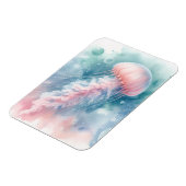 Delikatrosa Wasserfarbenqualle Flexible Magnet (Linke Seite)