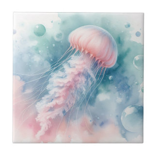 Delikatrosa Wasserfarbenqualle Fliese
