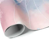 Delikatrosa Wasserfarbenqualle Geschenkpapier (Rolleneckpunkt)