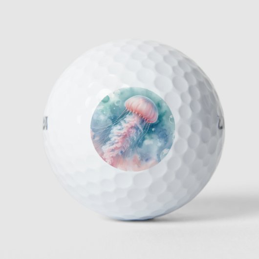 Delikatrosa Wasserfarbenqualle Golfball (Vorderseite)