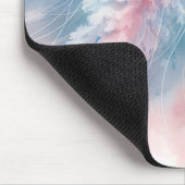 Delikatrosa Wasserfarbenqualle Mousepad (Ecke)