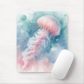 Delikatrosa Wasserfarbenqualle Mousepad (Mit Mouse)