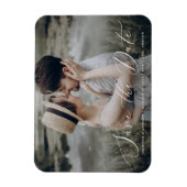 Delikatskript | SAVE THE DATE FOTO Magnet (Vertikal)