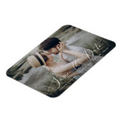 Delikatskript | SAVE THE DATE FOTO Magnet (Linke Seite)