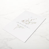 Delikatstrasse Taufe Silberfolie Einladung (Gedreht)