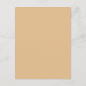 Delikatter Empfang für Spitzen-Schwarz und Gold-Sc Begleitkarte (Rückseite)