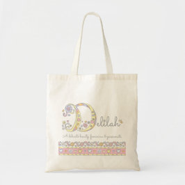Delilah baby girls name bedeutet monogram herzen tragetasche