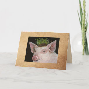 Delilah die Schweinekarte Karte