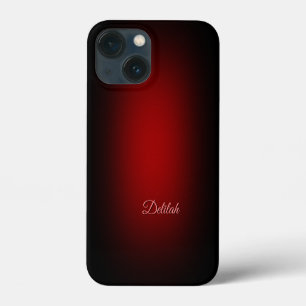 Delilah individuelles Template für Ihren Namen Rot Case-Mate iPhone Hülle