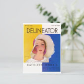 Delinator Retro Fashion Postcard (11) Postkarte (Stehend Vorderseite)