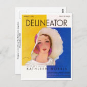Delinator Retro Fashion Postcard (11) Postkarte (Vorne/Hinten)