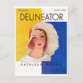 Delinator Retro Fashion Postcard (11) Postkarte (Vorderseite)