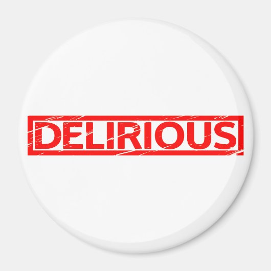 Delirious Briefmarke Magnet (Vorne)