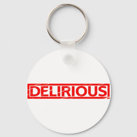 Delirious Briefmarke Schlüsselanhänger (Vorderseite)