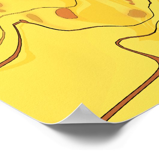 Delirium - Abstraktes Plakat (Ecke)