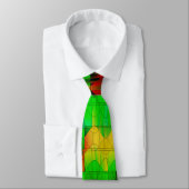 Delirium coole bunte moderne abstrakte Kunst Krawa Krawatte (Gebunden)