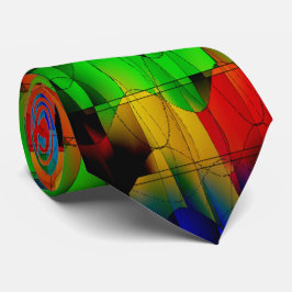 Delirium coole bunte moderne abstrakte Kunst Krawa Krawatte