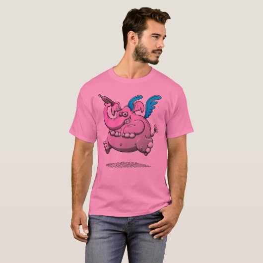 Delirium Tremens Elefant T-Shirt (Vorne ganz)