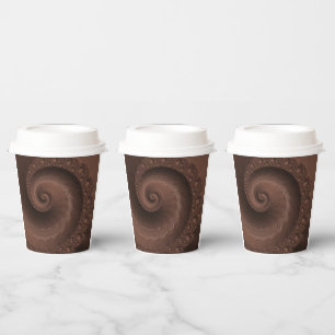 Delish Chocolate Swirl Pappbecher