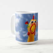 Delish & Hot Chicken Coffee Tasse! Kaffeetasse (Vorderseite Links)