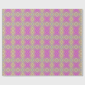 Delish Lila Alternative Diamond Pattern Geschenkpapier (Flach)