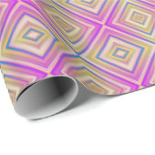 Delish Lila Alternative Diamond Pattern Geschenkpapier (Rolleneckpunkt)