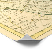 Delisle. Carte de la Louisiane... Paris, 1718 Poster (Ecke)