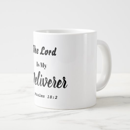 Deliverer Jumbo Tasse (Vorderseite Rechts)