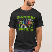 Delivering The Cutest Lucky Charm L&D Nurse St Pat T-Shirt (Vorderseite)