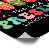 Delivering The Labor Delivery Nurse Christmas  Poster (Ecke)