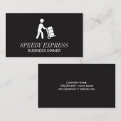 Delivery Courier Visitenkarte (Vorne/Hinten)