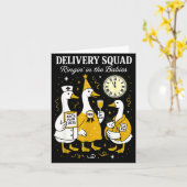 Delivery OB GYN Year New Silly Goose Nurse Midwife Karte (Gelbe Blume)