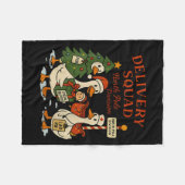 Delivery Squad Labor And Delivery Nurse Christmas Fleecedecke (Vorderseite (Horizontal))