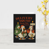Delivery Squad Labor And Delivery Nurse Christmas Karte (Gelbe Blume)