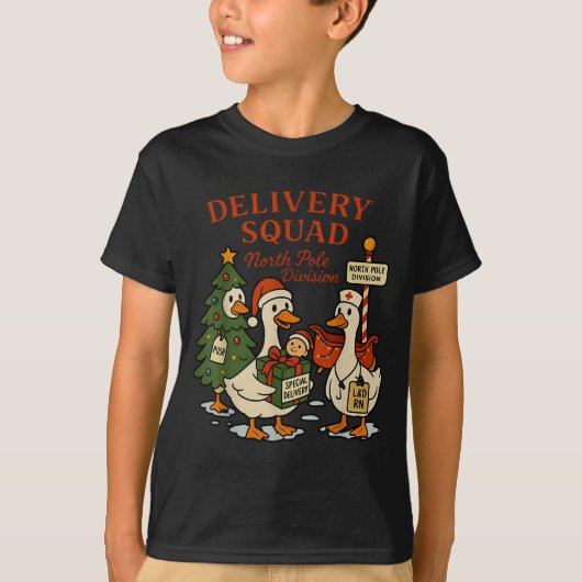 Delivery Squad Labor And Delivery Nurse Christmas T-Shirt (Vorderseite)