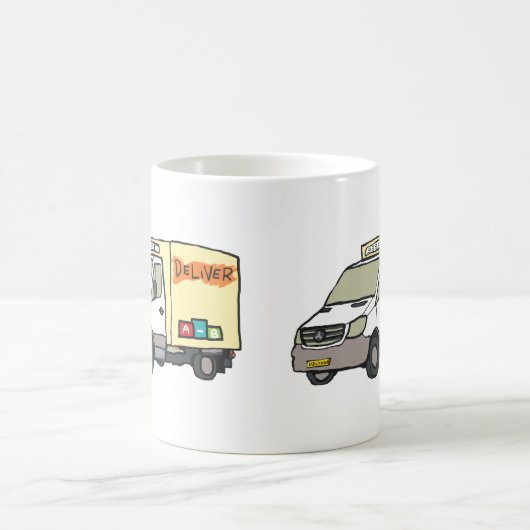 Delivery Van Kaffeetasse (Mittel)