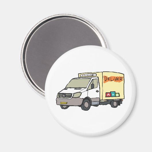 Delivery Van Magnet (Vorderseite/Rückseite)