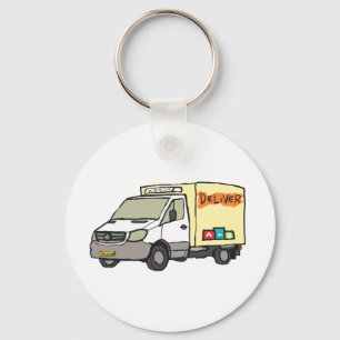 Delivery Van Schlüsselanhänger