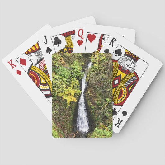 Dell Falls, Columbia River Gorge, OR Spielkarten (Rückseite)