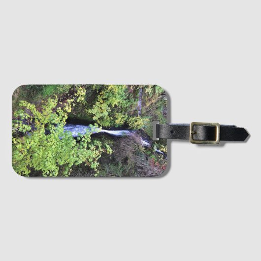 Dell Falls von Shepperd, OR Gepäckanhänger (Vorderseite (Horizontal))