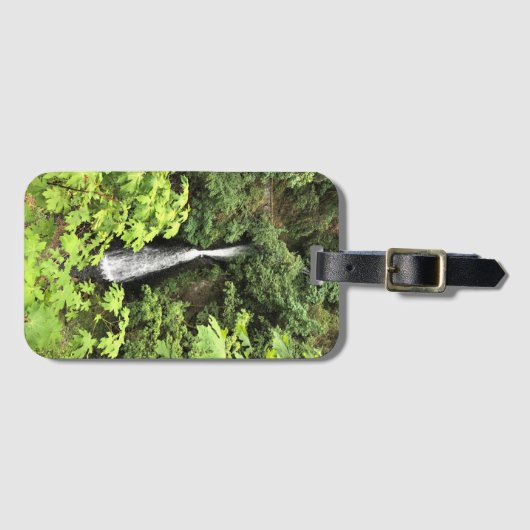 Dell Falls von Shepperd, OR Gepäckanhänger (Vorderseite (Horizontal))