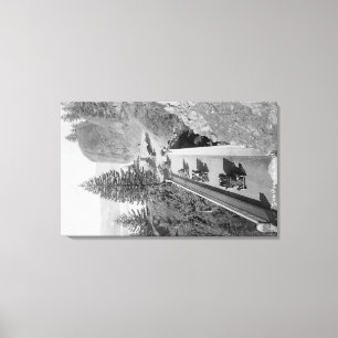 Dell von Shepherd auf Columbia River Fotograf 2 Leinwanddruck