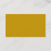 Della - antikes Gold Visitenkarte (Rückseite)