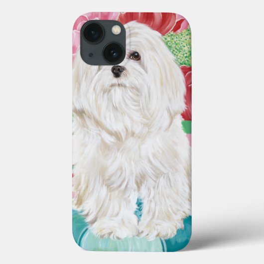 Della Rose Maltese Case-Mate iPhone Hülle (Rückseite)
